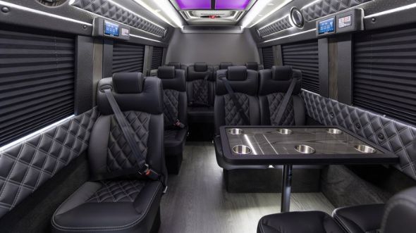 elk grove 15 passenger sprinter van interior