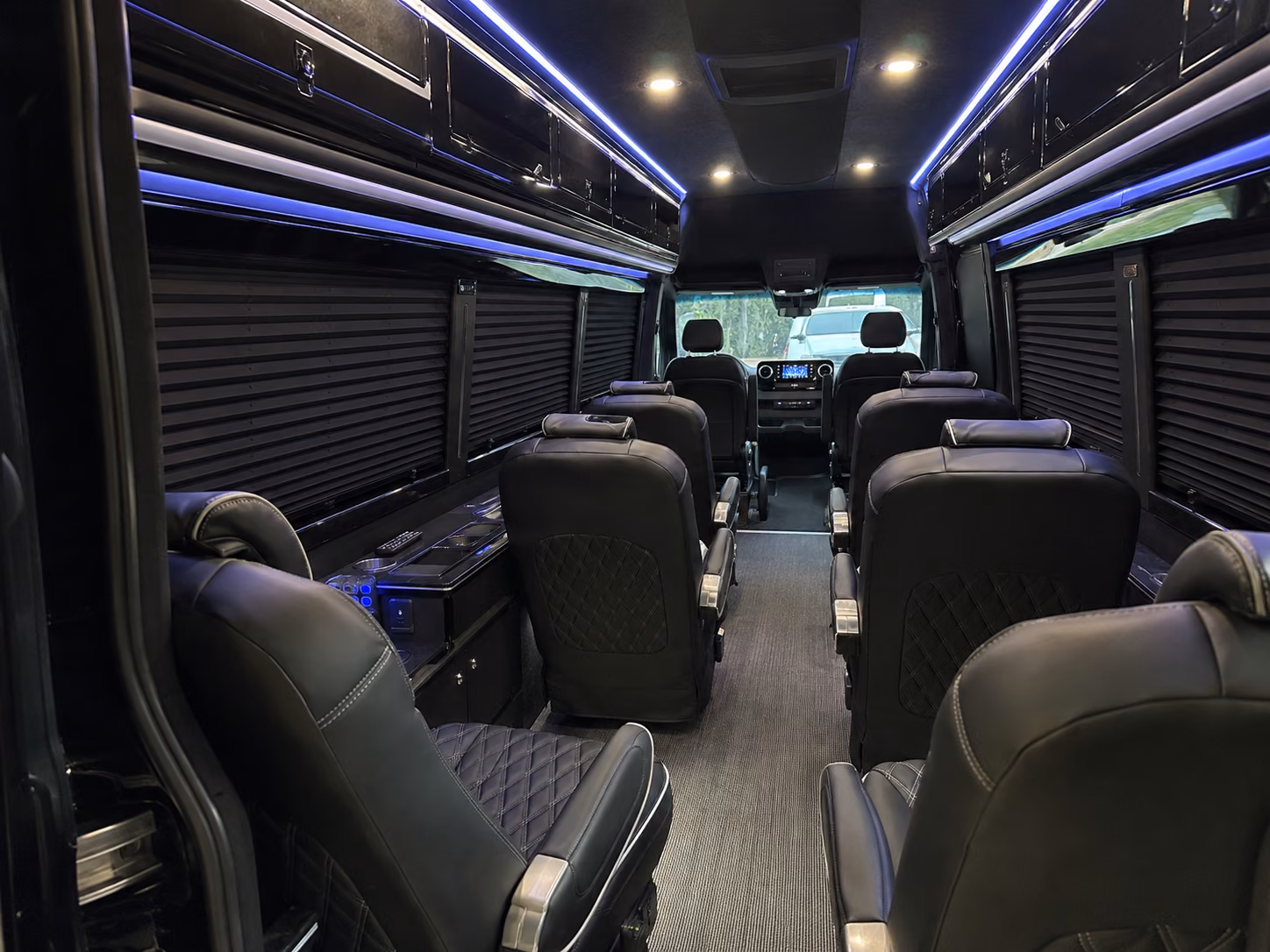 15 passenger sprinter van inside