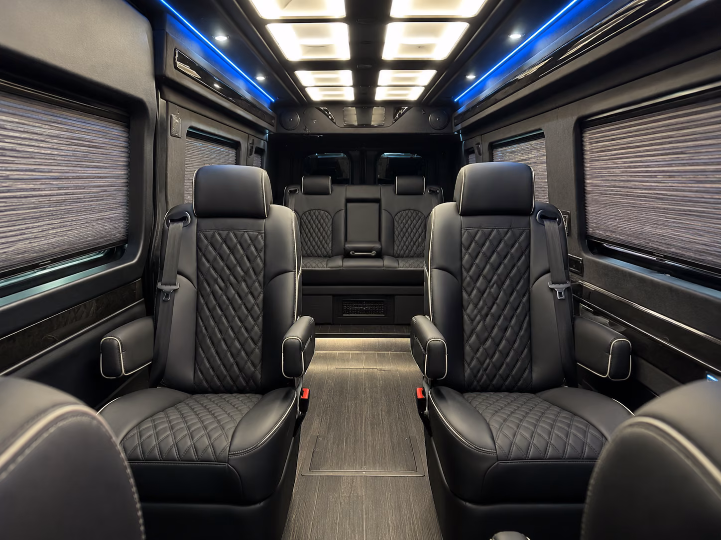 8 passenger sprinter van inside