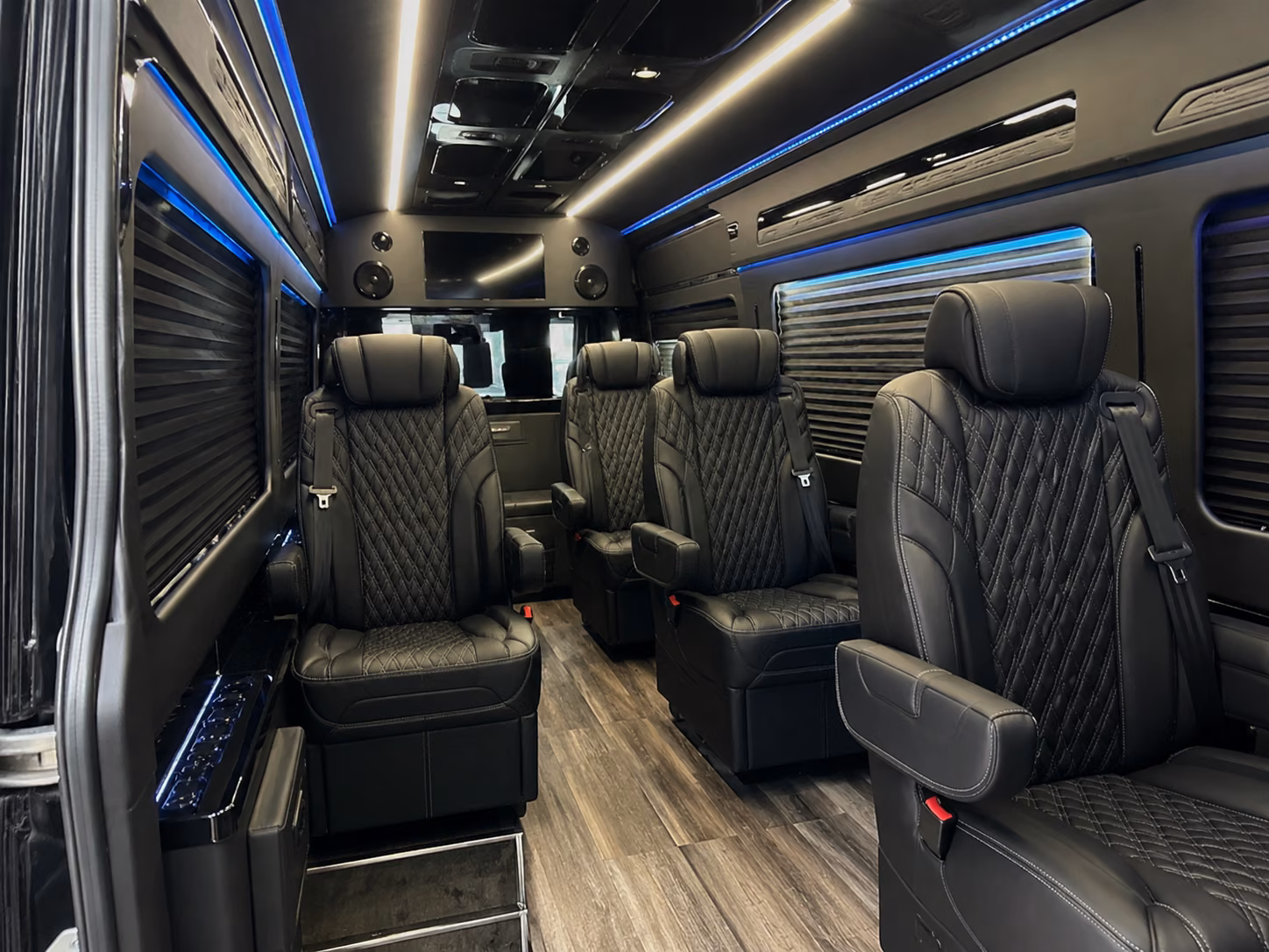 elk grove 20 passenger sprinter van inside