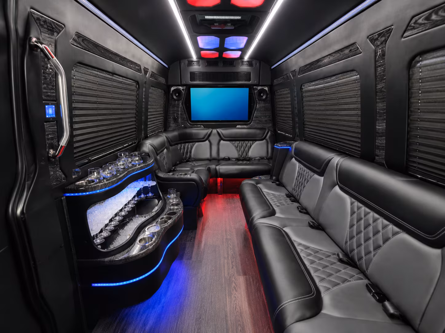 elk grove sprinter limousine interior